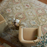 nourison sahar shr01 green rug