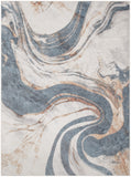 nourison astra machine washable asw15 ivory blue rug