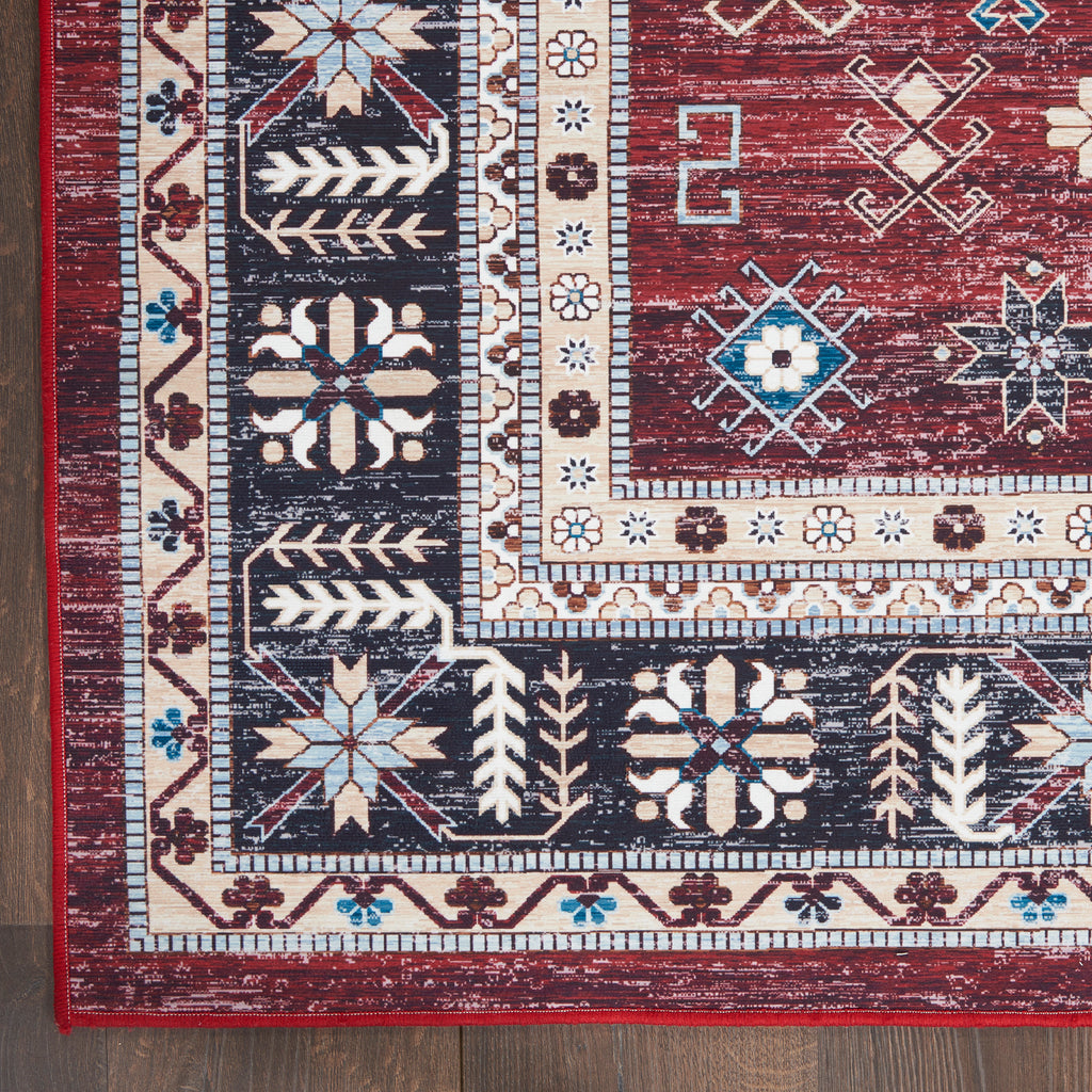 nourison fulton ful03 red rug
