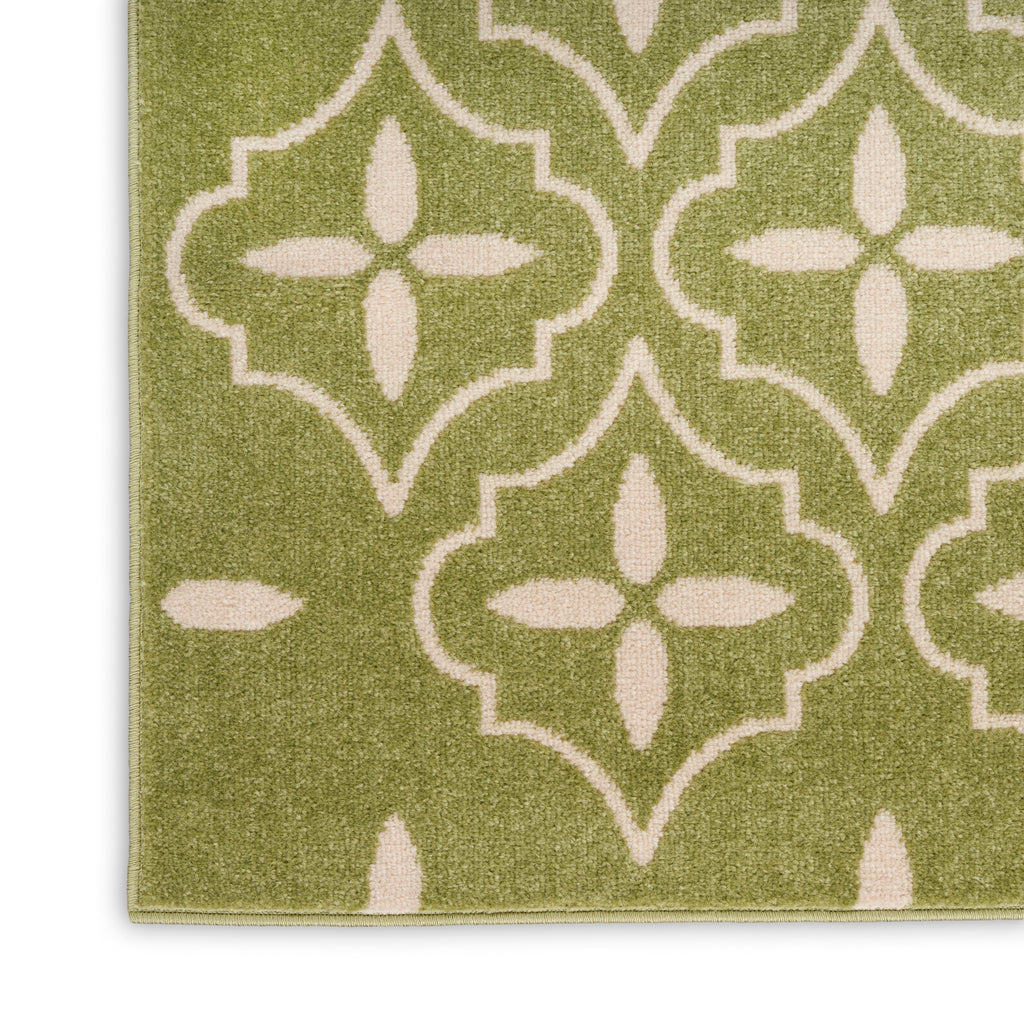 nourison nourison essentials nre04 green ivory rug