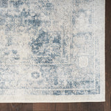 nourison astra machine washable asw11 blue ivory rug