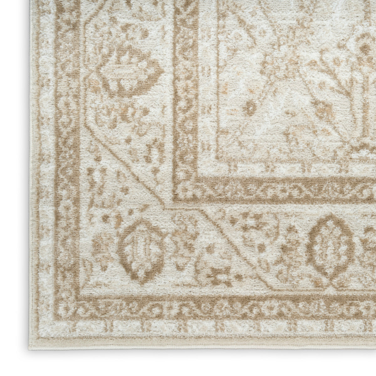 nourison dekor dek03 ivory taupe rug