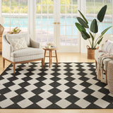 nourison positano pos04 black rug