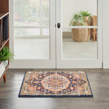 nourison passion psn22 navy multicolor rug