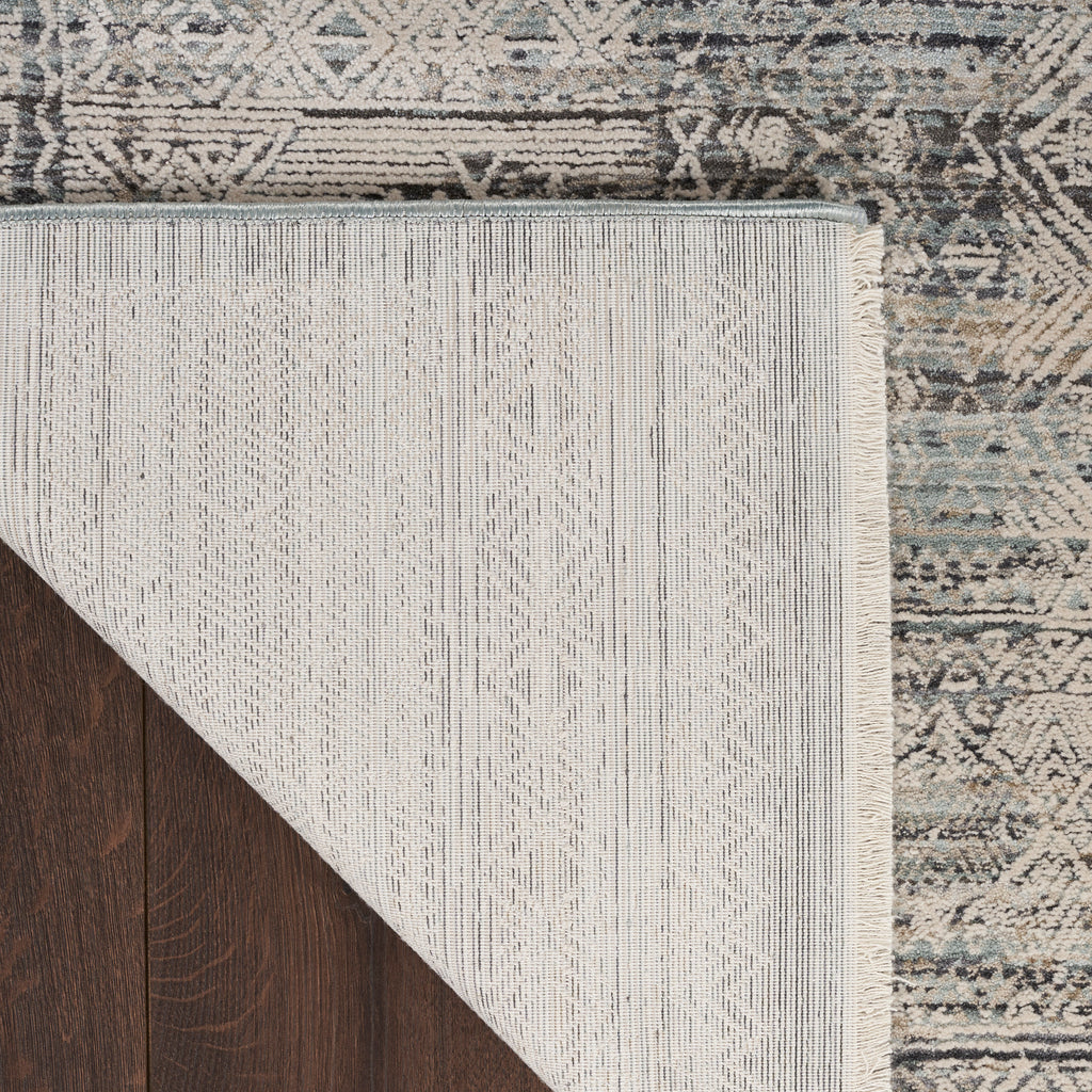 nourison lynx lnx06 ivory blue rug