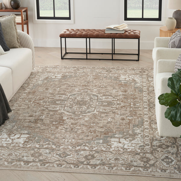nourison quarry qua05 beige rug