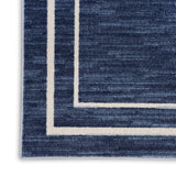 nourison nourison essentials nre02 navy ivory rug