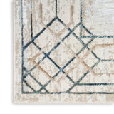 nourison glitz glz03 ivory taupe rug