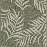 nourison garden oasis goa01 green ivory rug