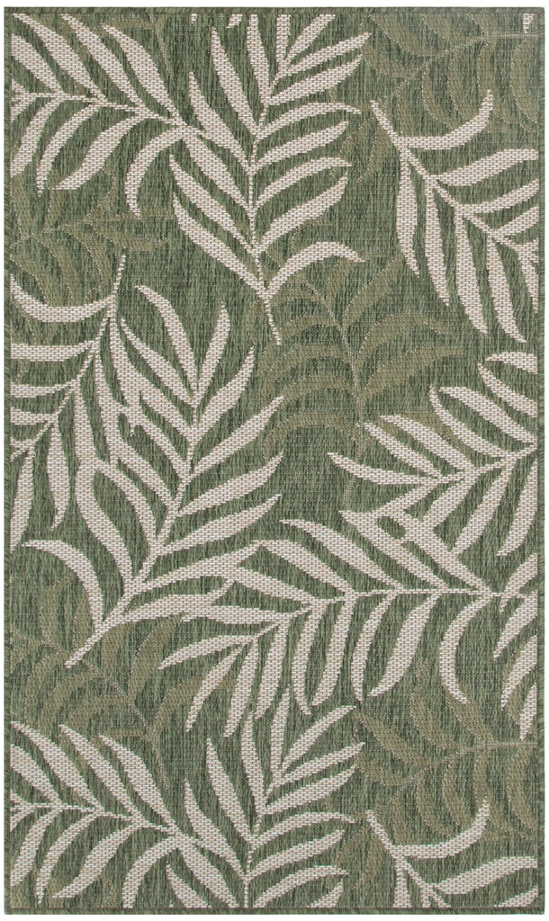 nourison garden oasis goa01 green ivory rug