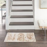 nourison harmony hay01 ivory gold rug