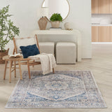 nourison vintage home vnh01 beige blue rug