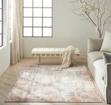 nourison ck022 infinity ifn01 rust multicolor rug