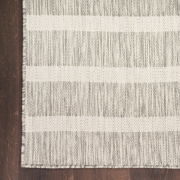 nourison positano pos03 grey ivory rug