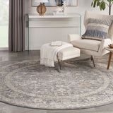 nourison lynx lnx03 slate multicolor rug