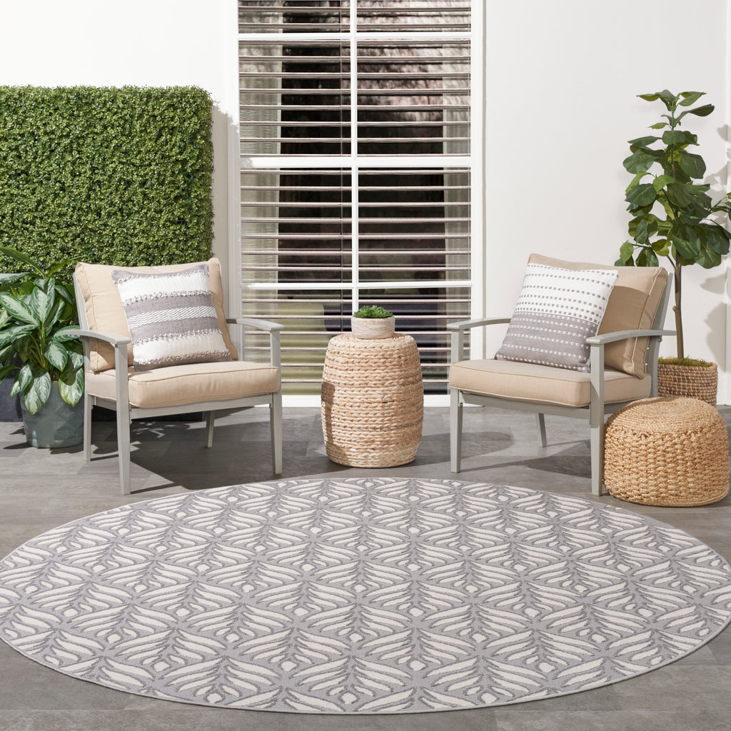 nourison aloha alh35 grey rug