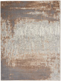 nourison elation etn07 grey ivory rug