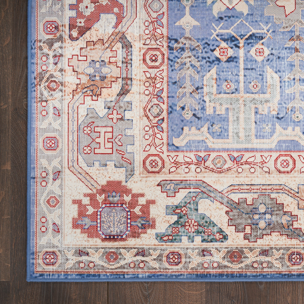 nourison vintage home vnh02 blue rug