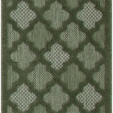 nourison easy care nes01 green rug