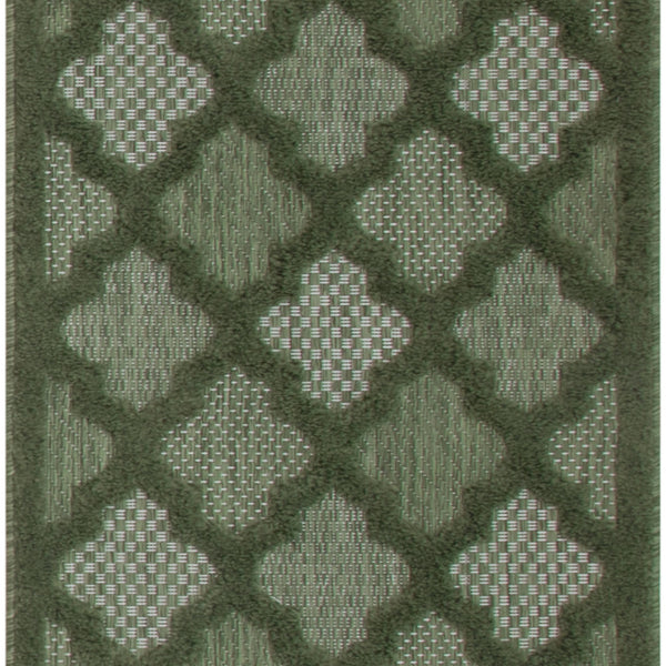 nourison easy care nes01 green rug