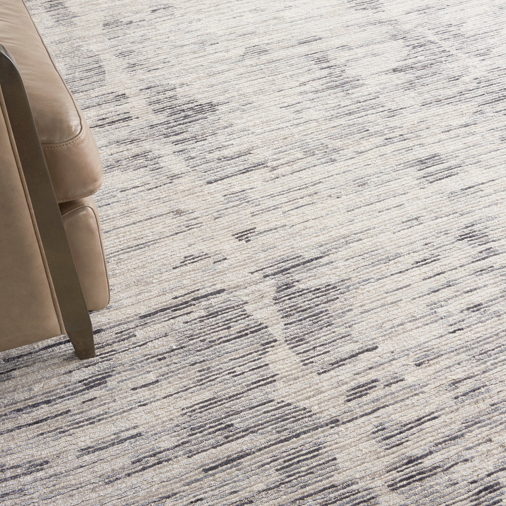 nourison ocean ocp03 cream charcoal rug