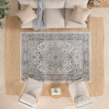 nourison natural jute njt01 bleached rug