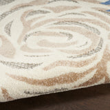 nourison aloha alh32 blue grey rug