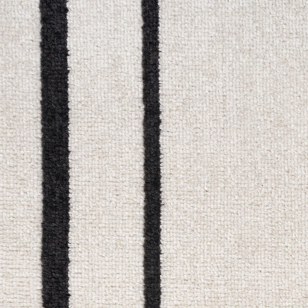 nourison nourison essentials nre02 ivory black rug
