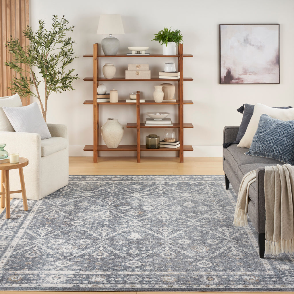 nourison astra machine washable asw16 dark blue rug
