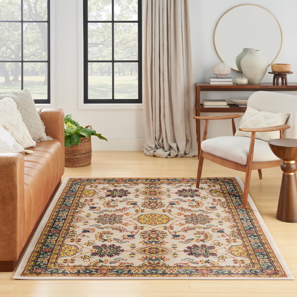 nourison nourison essentials nre05 ivory gold rug