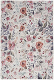nourison nourison washables nwb01 ivory pink rug