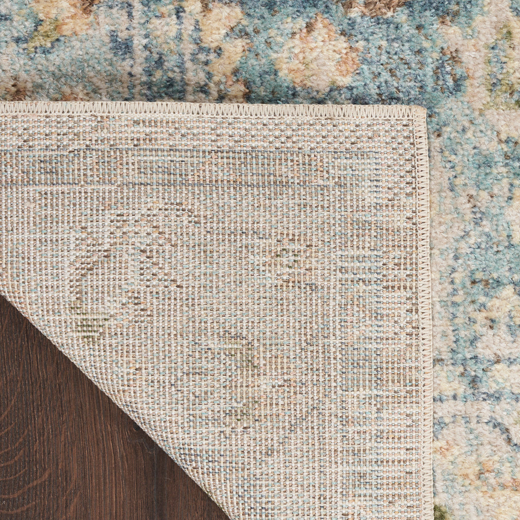 nourison astra machine washable asw12 beige blue rug
