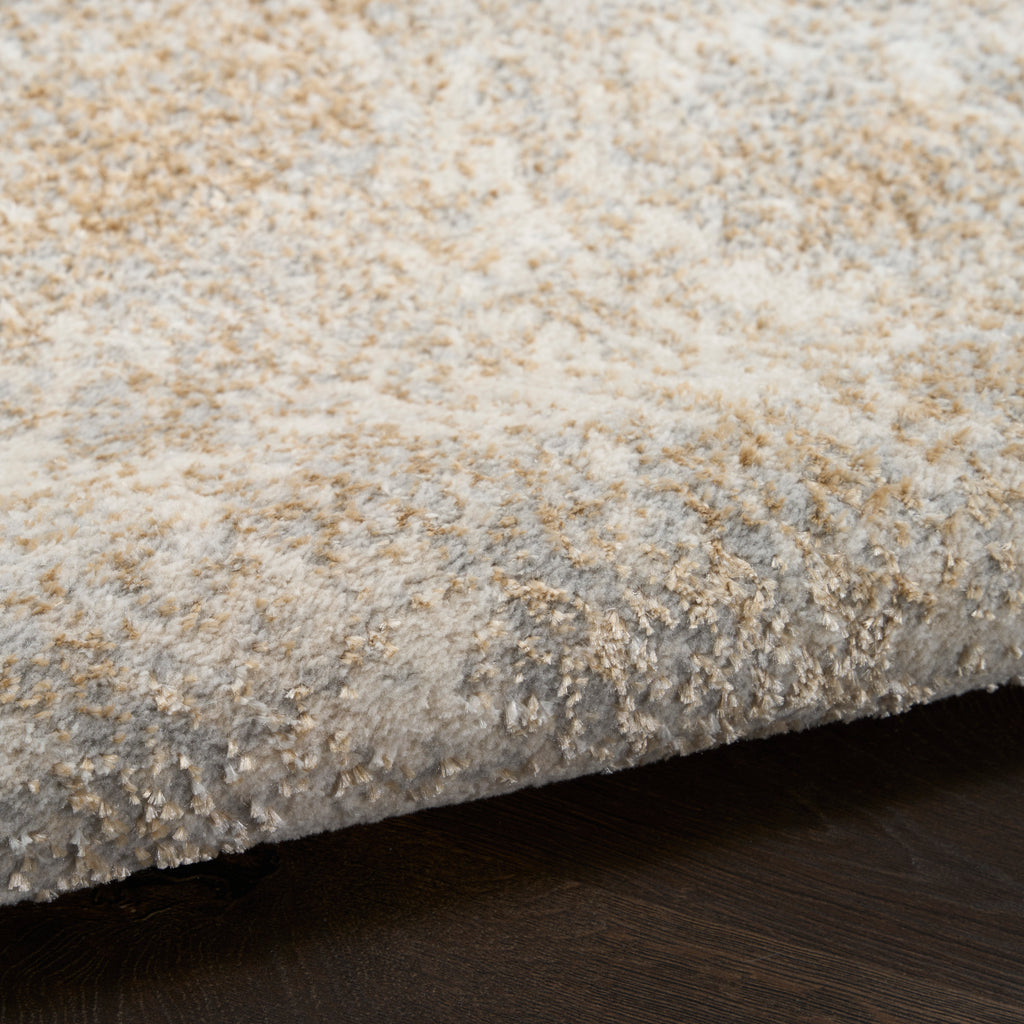 nourison ambiance ami03 ivory silver rug