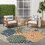 nourison aloha alh05 blue green rug