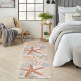 nourison aloha alh24 ivory multicolor rug