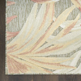nourison aloha alh43 sage rose rug