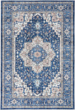 nourison fulton ful10 navy ivory rug