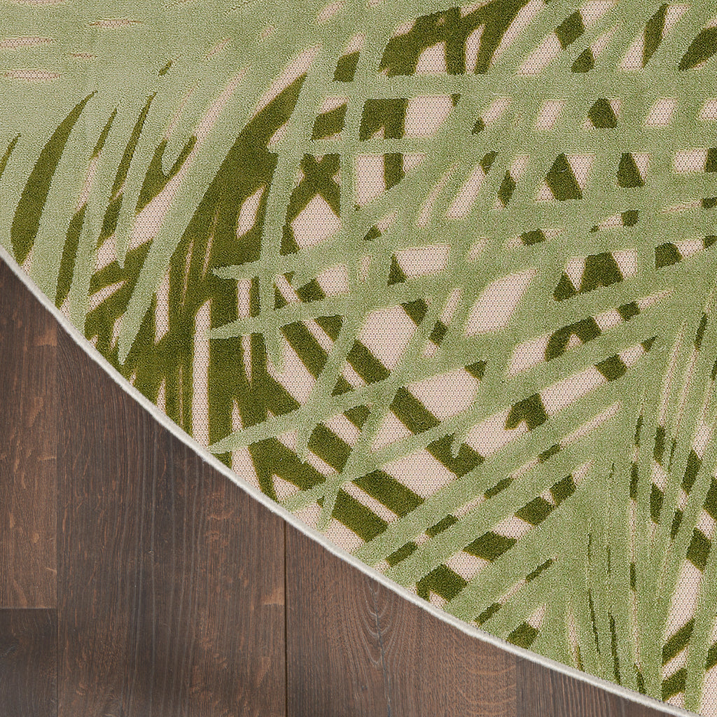 nourison aloha alh41 ivory green rug