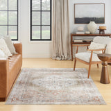 nourison astra machine washable asw11 sage multicolor rug