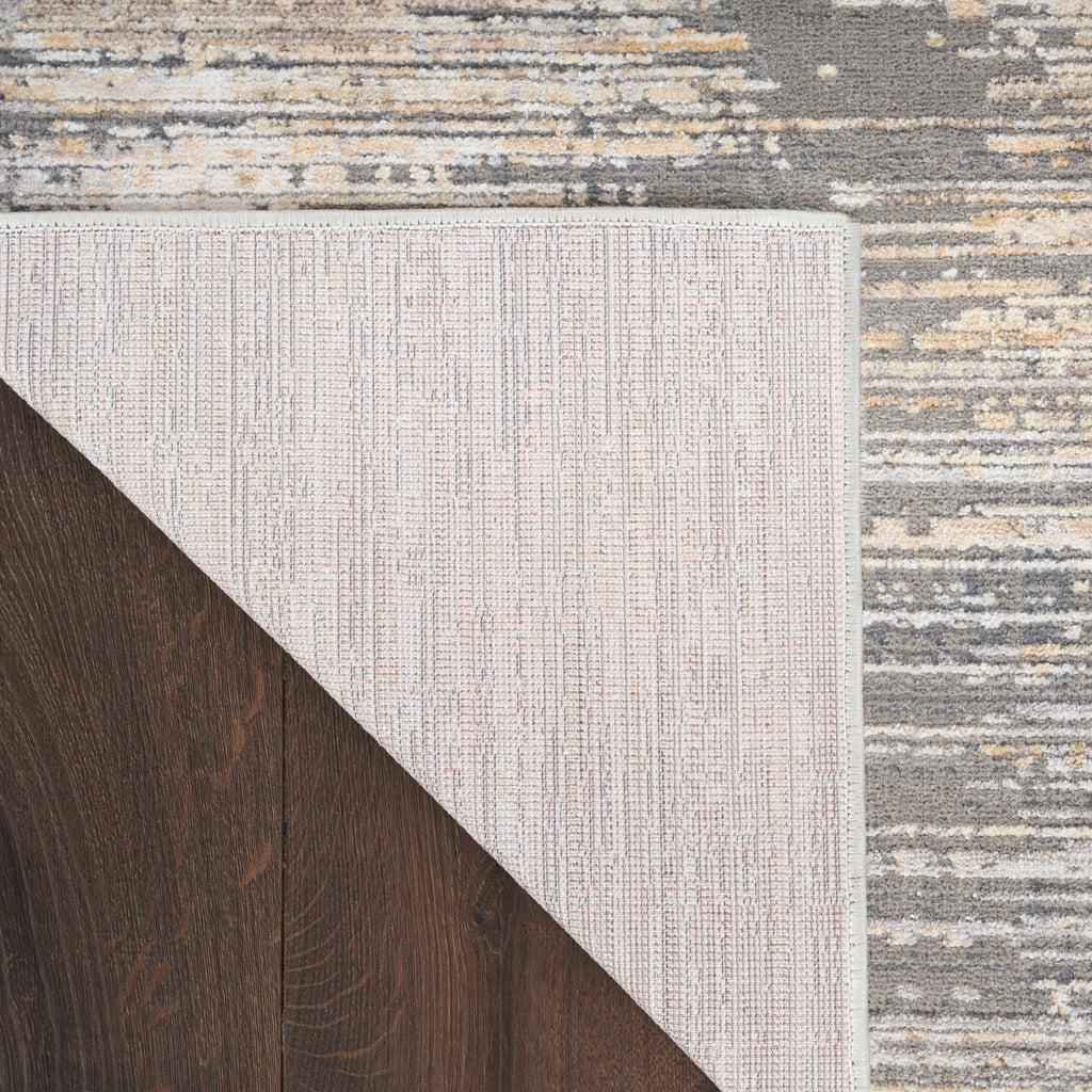 nourison abstract hues abh03 grey gold rug