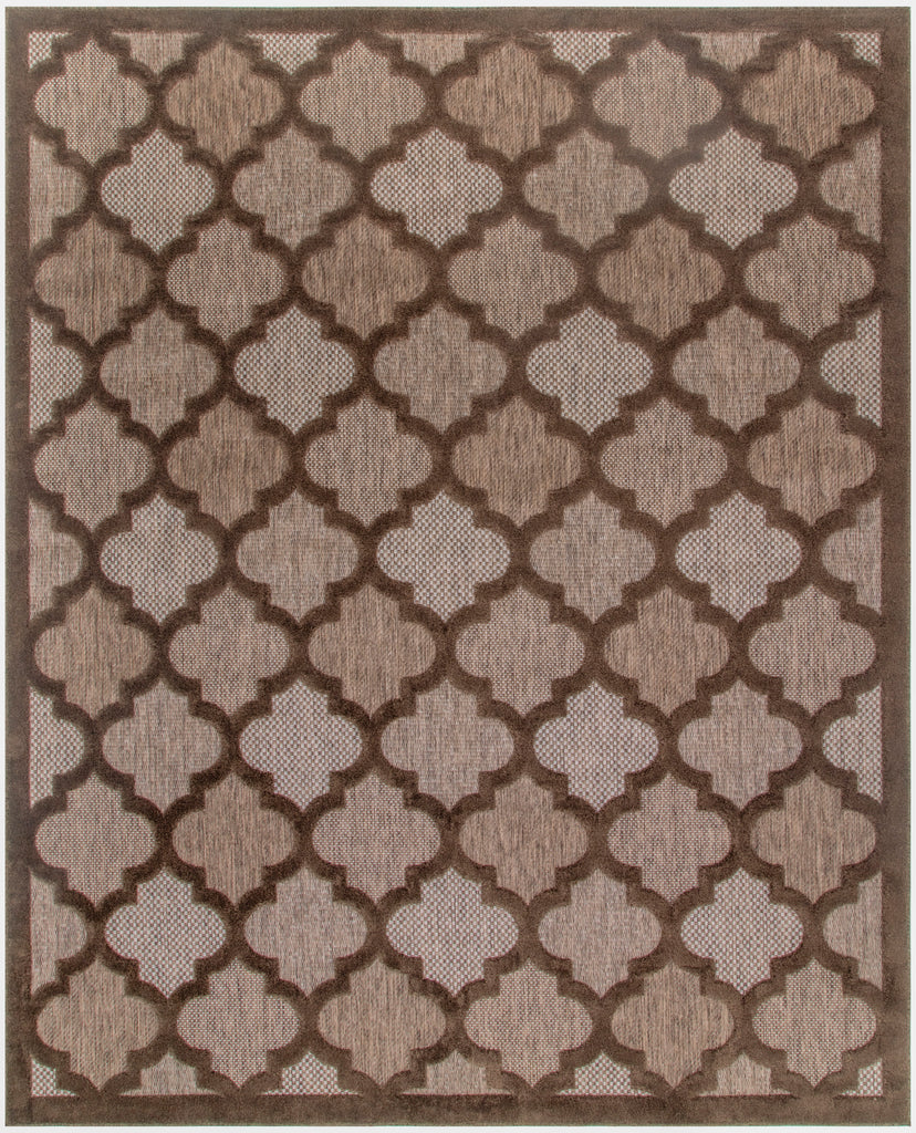 nourison easy care nes01 brown rug