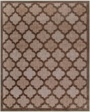 nourison easy care nes01 brown rug