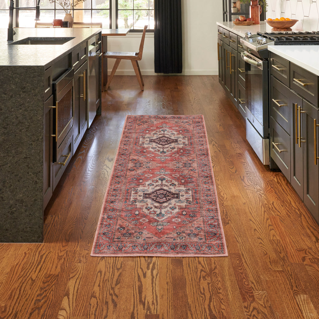 nourison grand washables grw03 rust multicolor rug