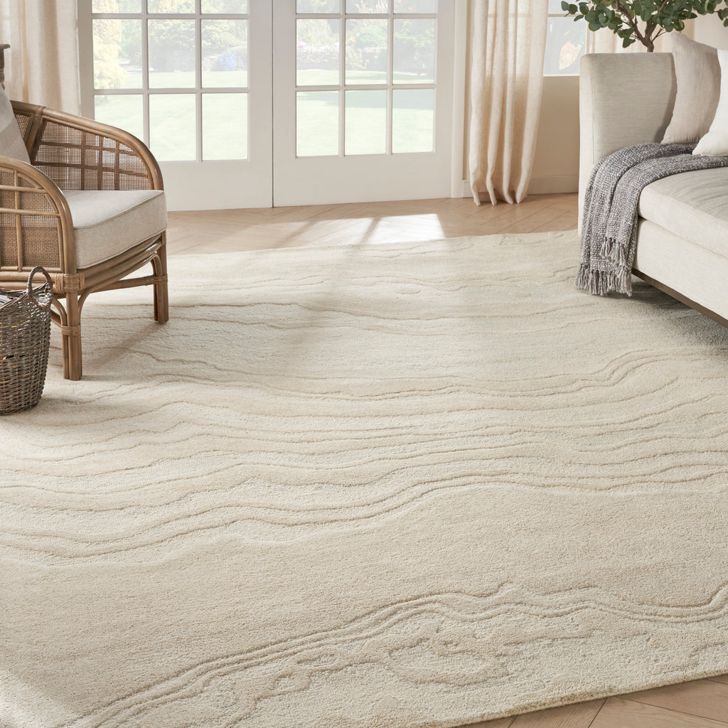 nourison graceful gru01 ivory rug