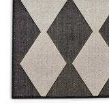 nourison positano pos04 black rug