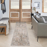 nourison astra machine washable asw16 silver taupe rug