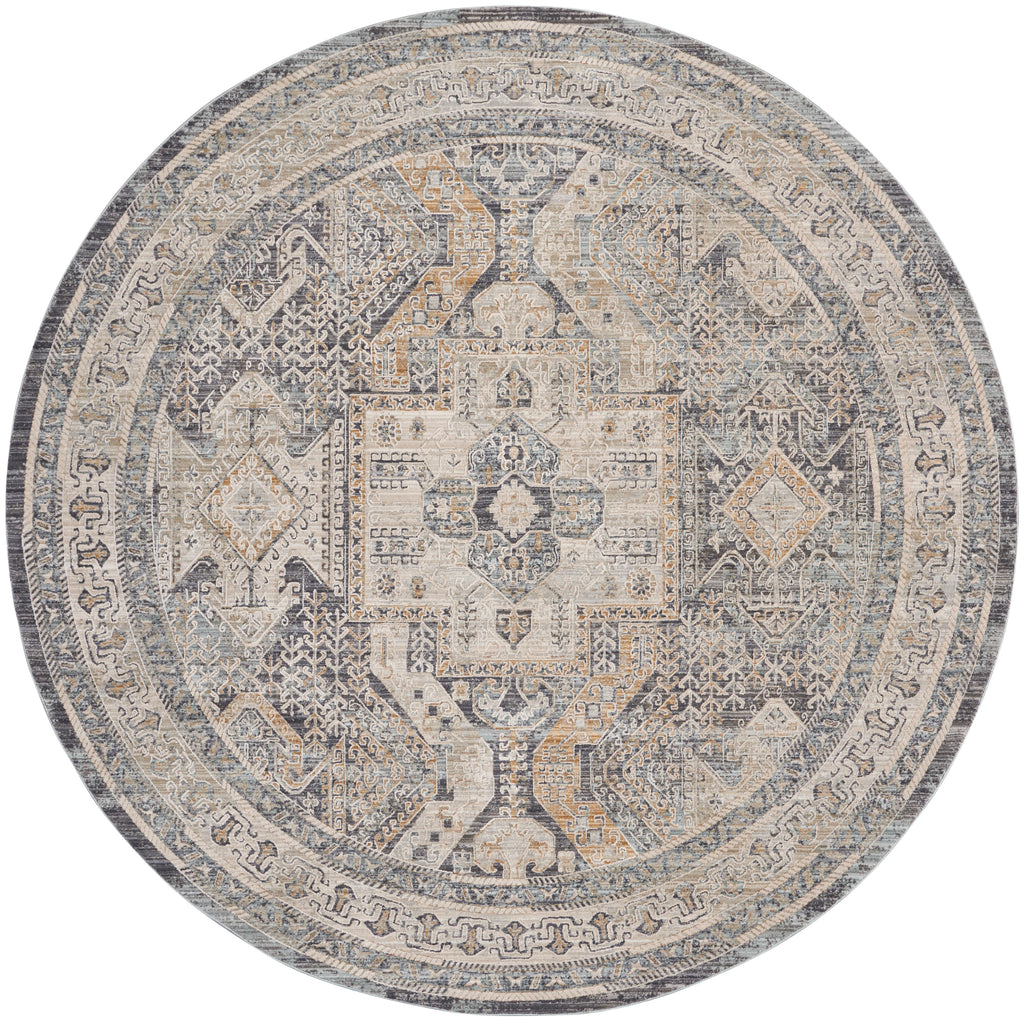 nourison lynx lnx01 ivory charcoal rug