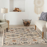 nourison allur alr03 beige rug