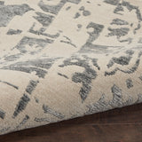 nourison silk shadows sha19 ivory grey rug