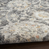 nourison oushak home ous01 charcoal rug